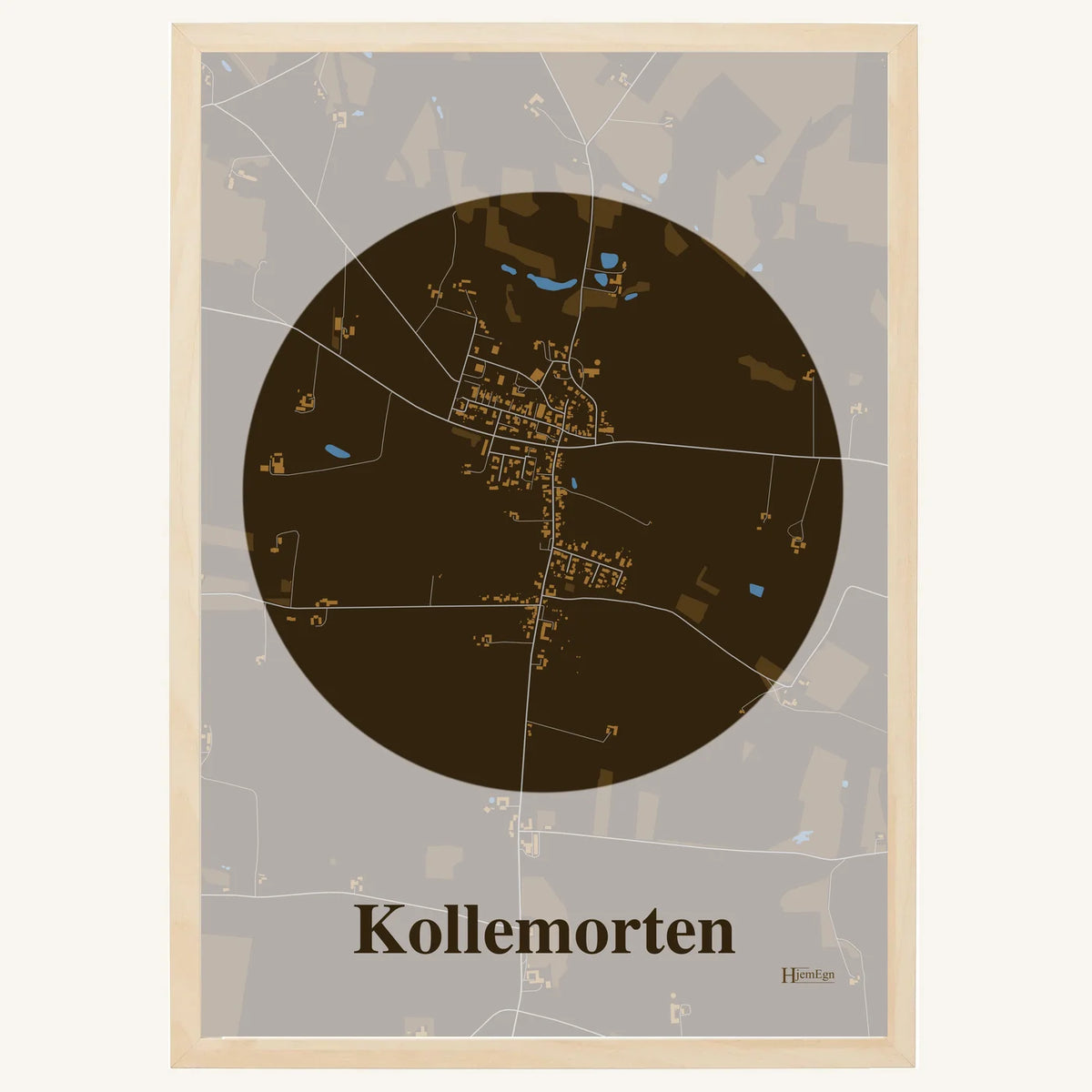 Kollemorten plakat – Centrum 2026 – Mørk brun