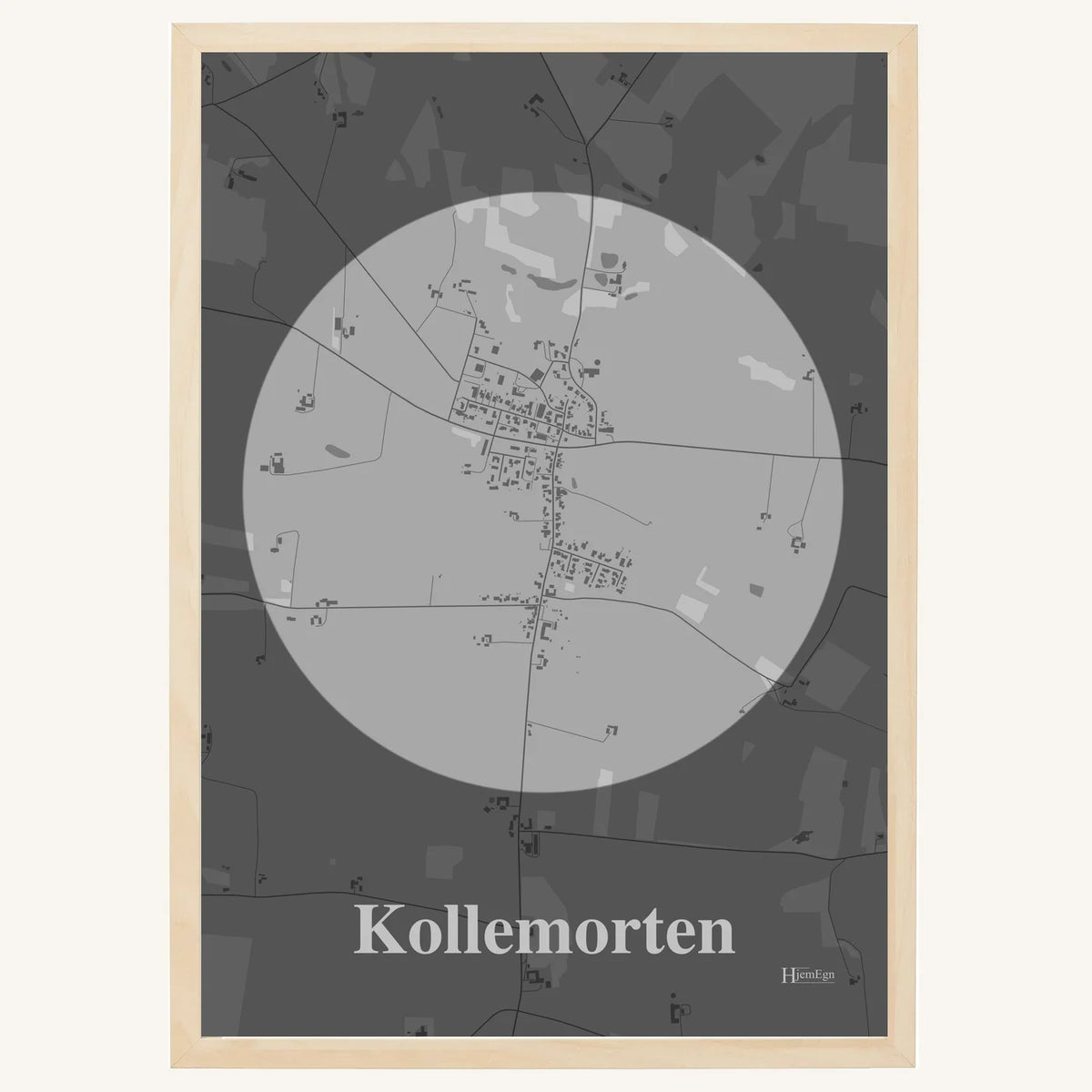 Kollemorten plakat – Centrum 2026 – Lys pastel grå