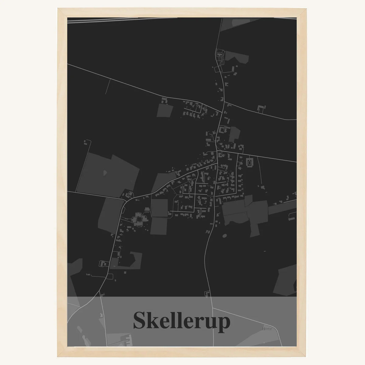 Skellerup plakat – Firkantet 2026 – Mørk grå