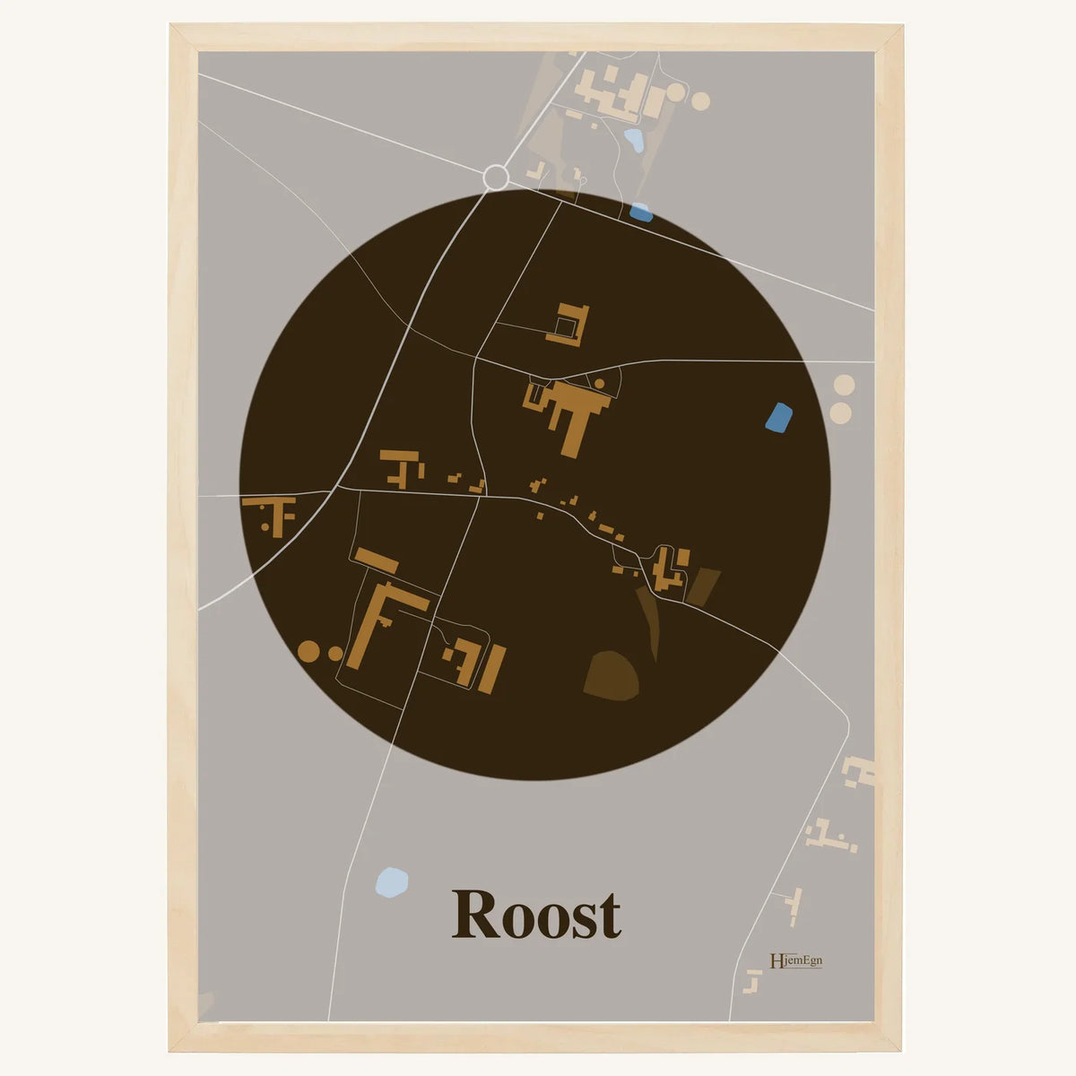 Roost plakat – Centrum 2026 – Mørk brun