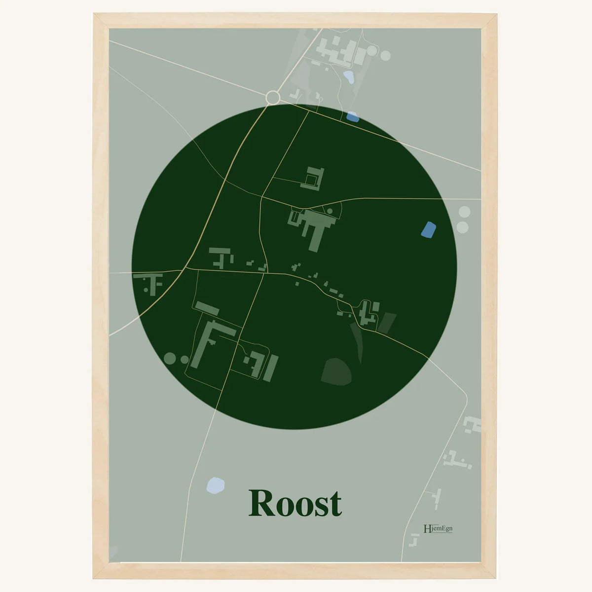 Roost plakat – Centrum 2026 – Mørk grøn