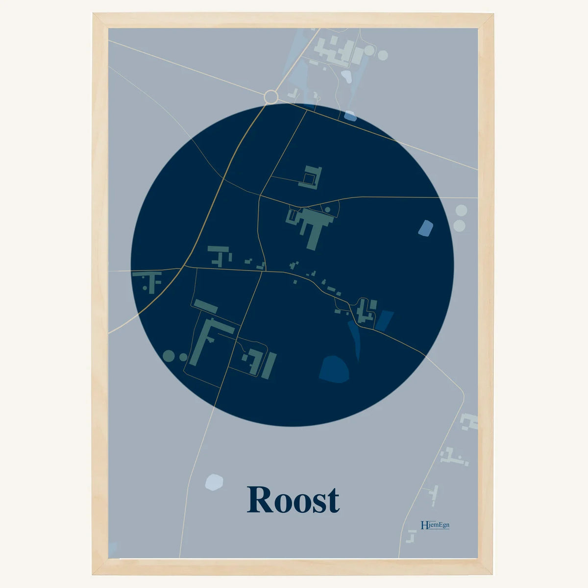 Roost plakat – Centrum 2026 – Mørk blå