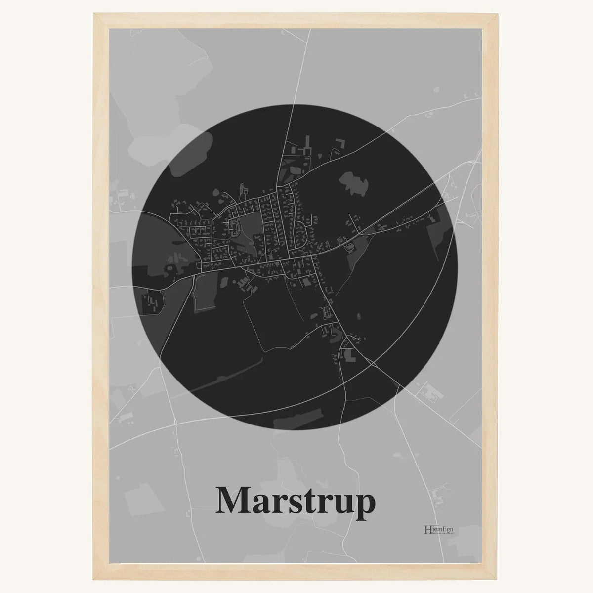 Marstrup plakat – Centrum 2026 – Mørk grå