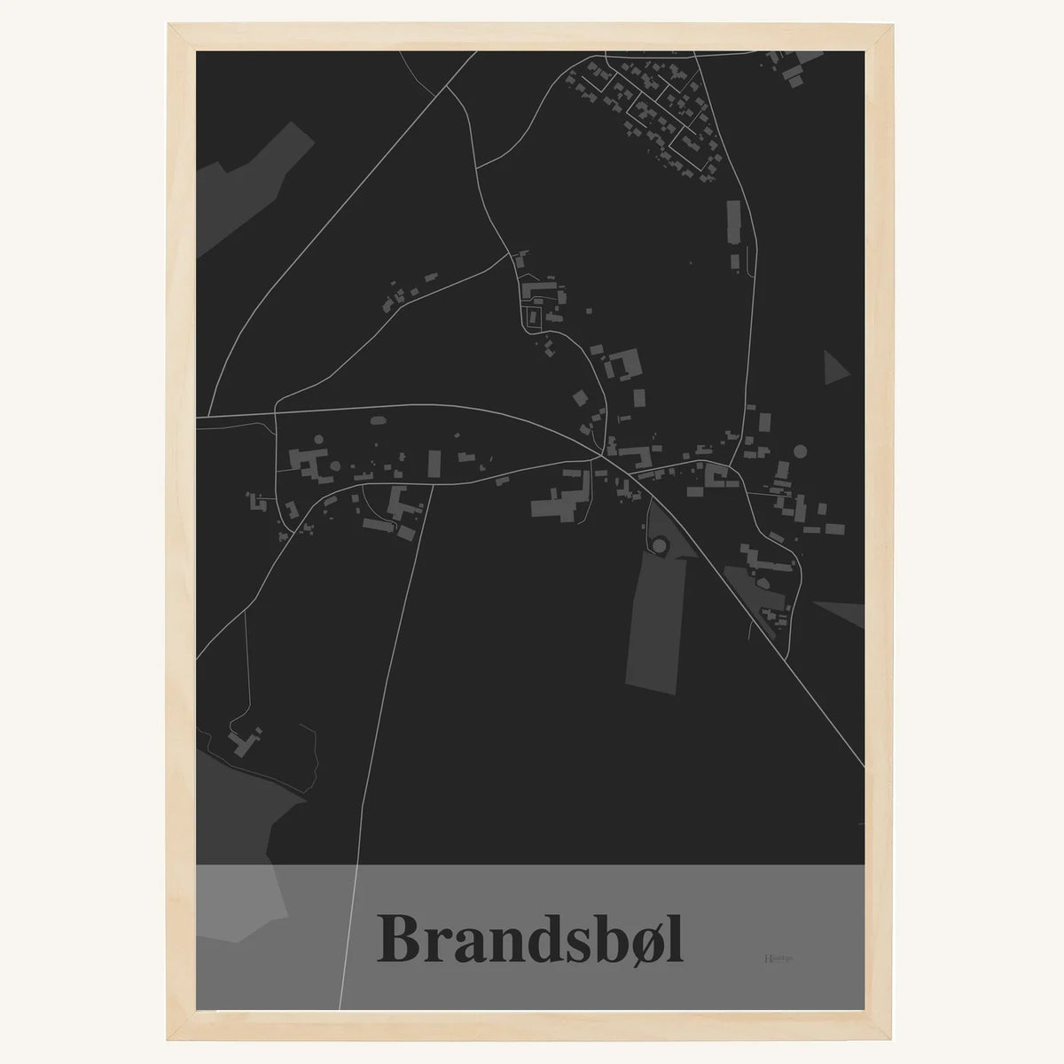 Brandsbøl plakat – Firkantet 2026 – Mørk grå