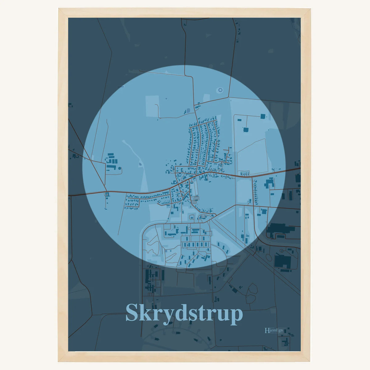 Skrydstrup plakat – Centrum 2026 – Lys pastel blå
