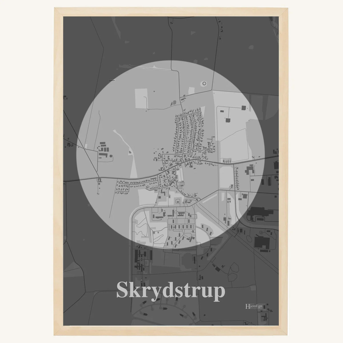 Skrydstrup plakat – Centrum 2026 – Lys pastel grå