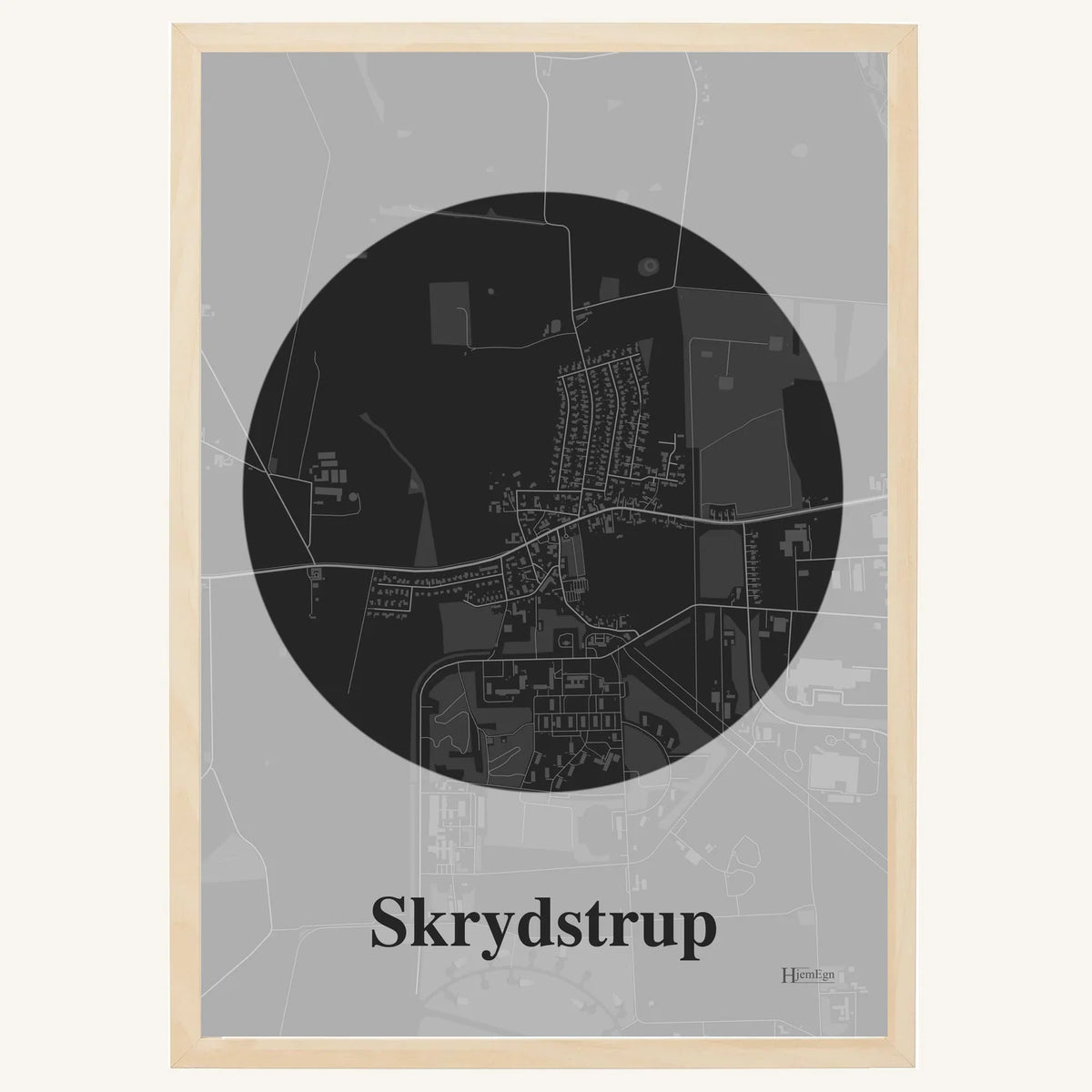 Skrydstrup plakat – Centrum 2026 – Mørk grå