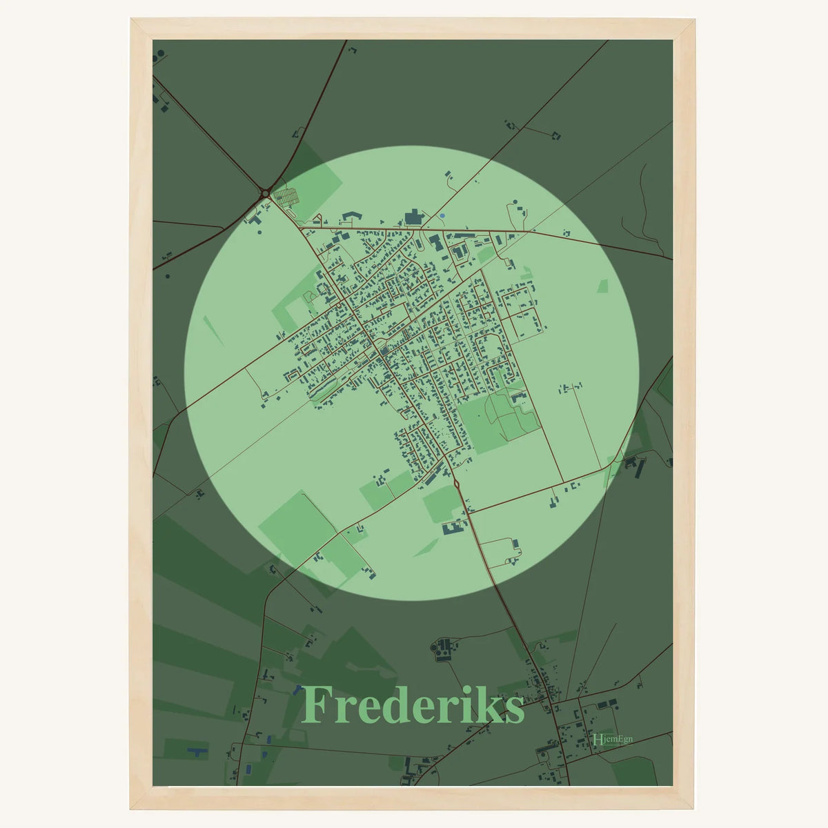 Frederiks plakat – Centrum 2026 – Lys pastel grøn