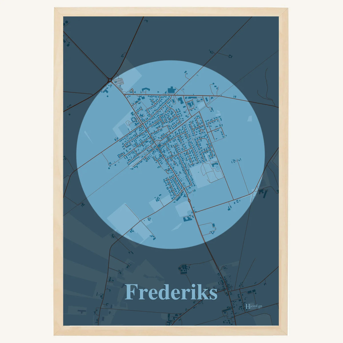 Frederiks plakat – Centrum 2026 – Lys pastel blå
