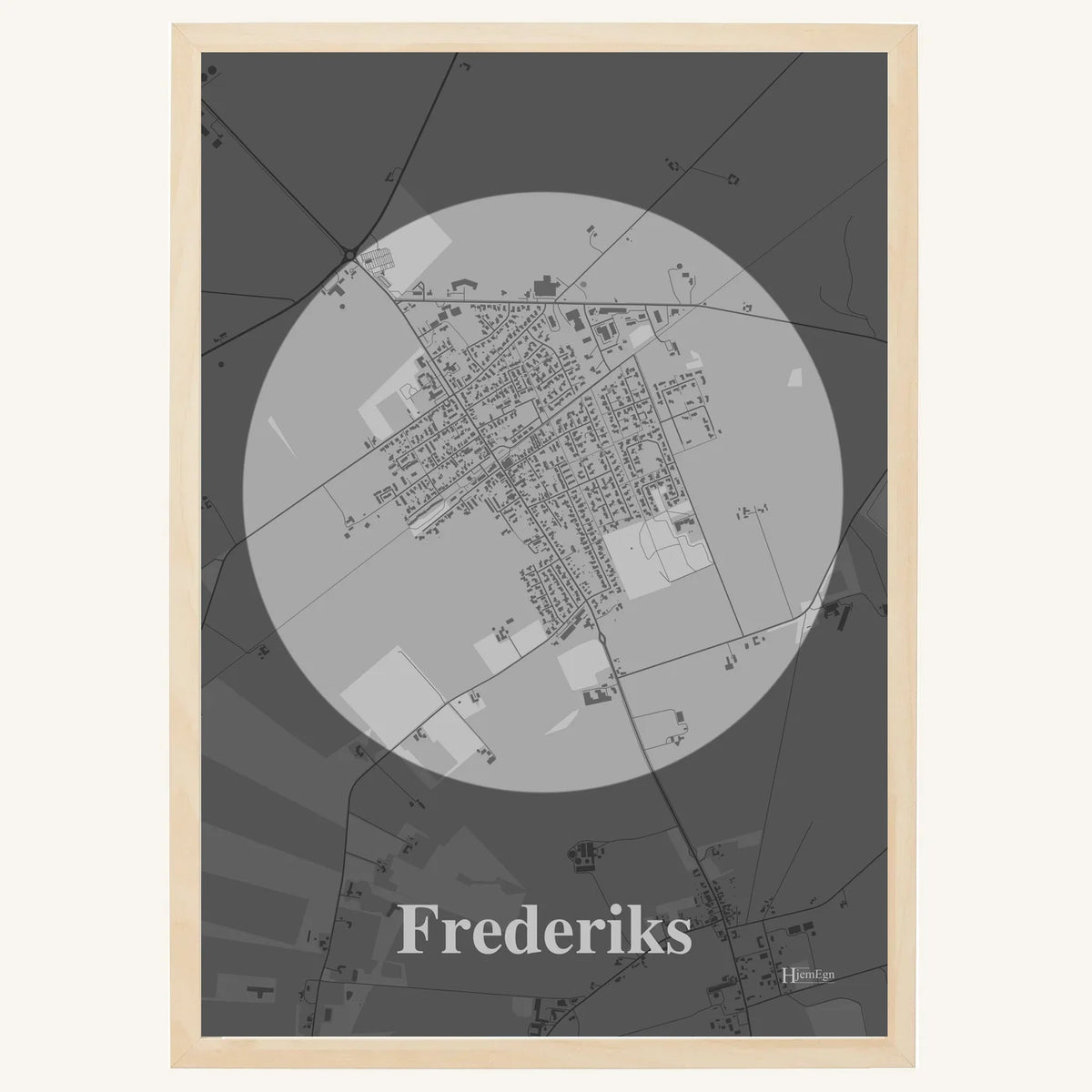 Frederiks plakat – Centrum 2026 – Lys pastel grå