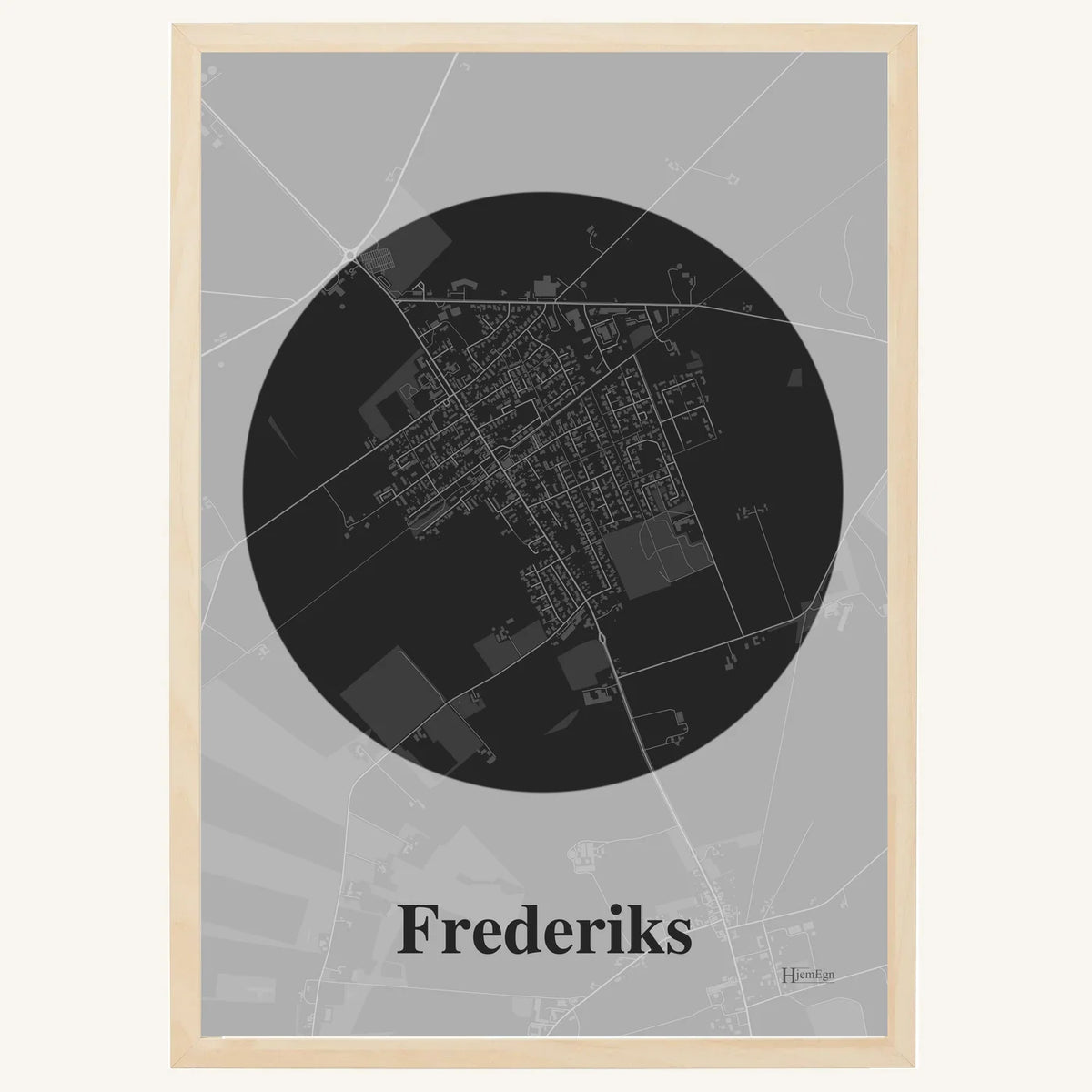 Frederiks plakat – Centrum 2026 – Mørk grå