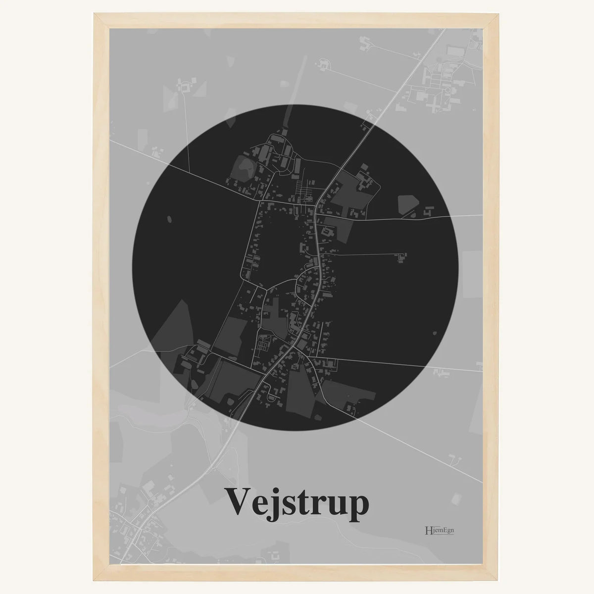 Vejstrup plakat – Centrum 2026 – Mørk grå
