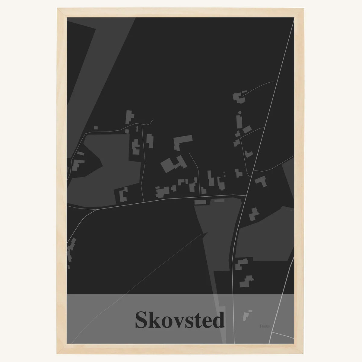 Skovsted plakat – Firkantet 2026 – Mørk grå