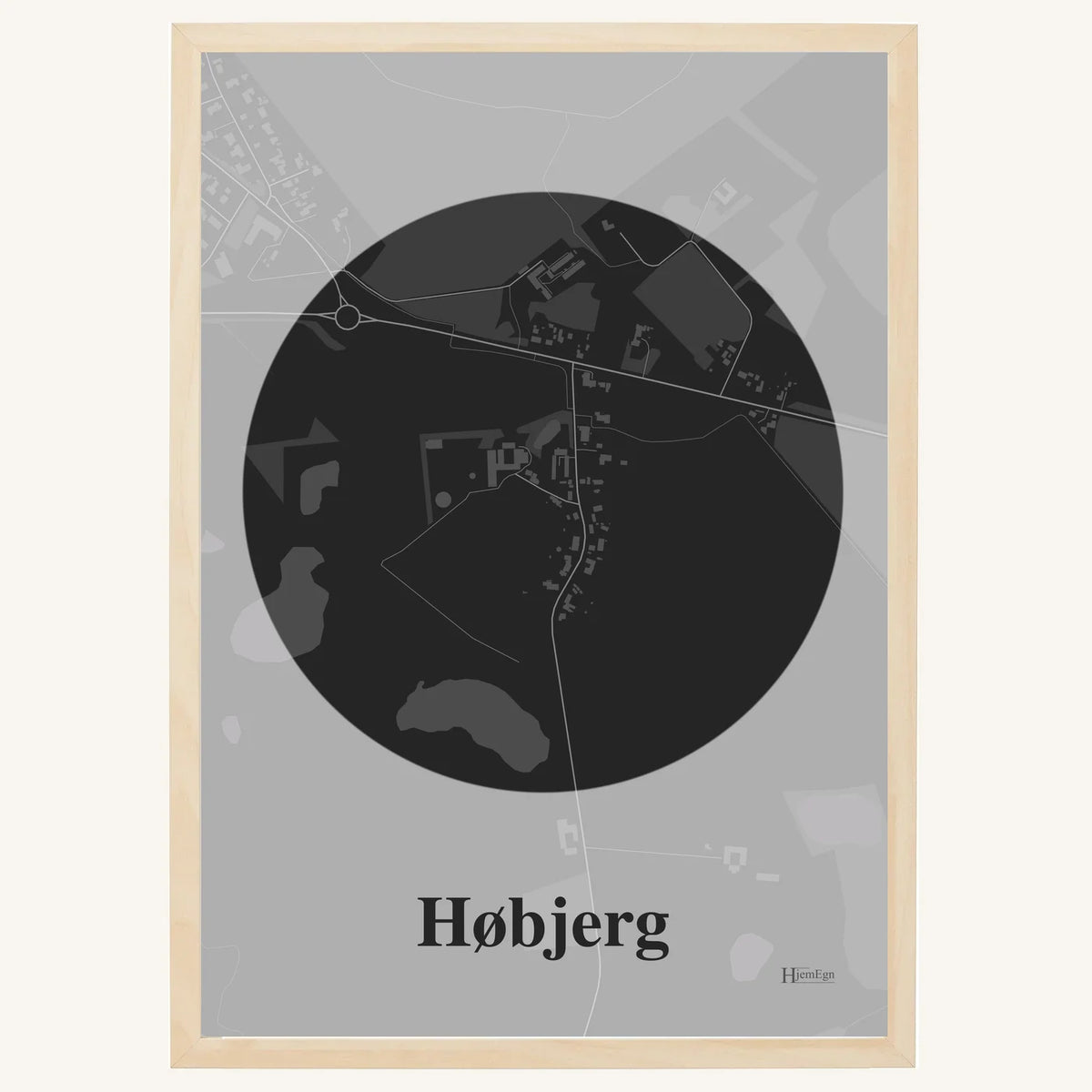Høbjerg plakat – Centrum 2026 – Mørk grå