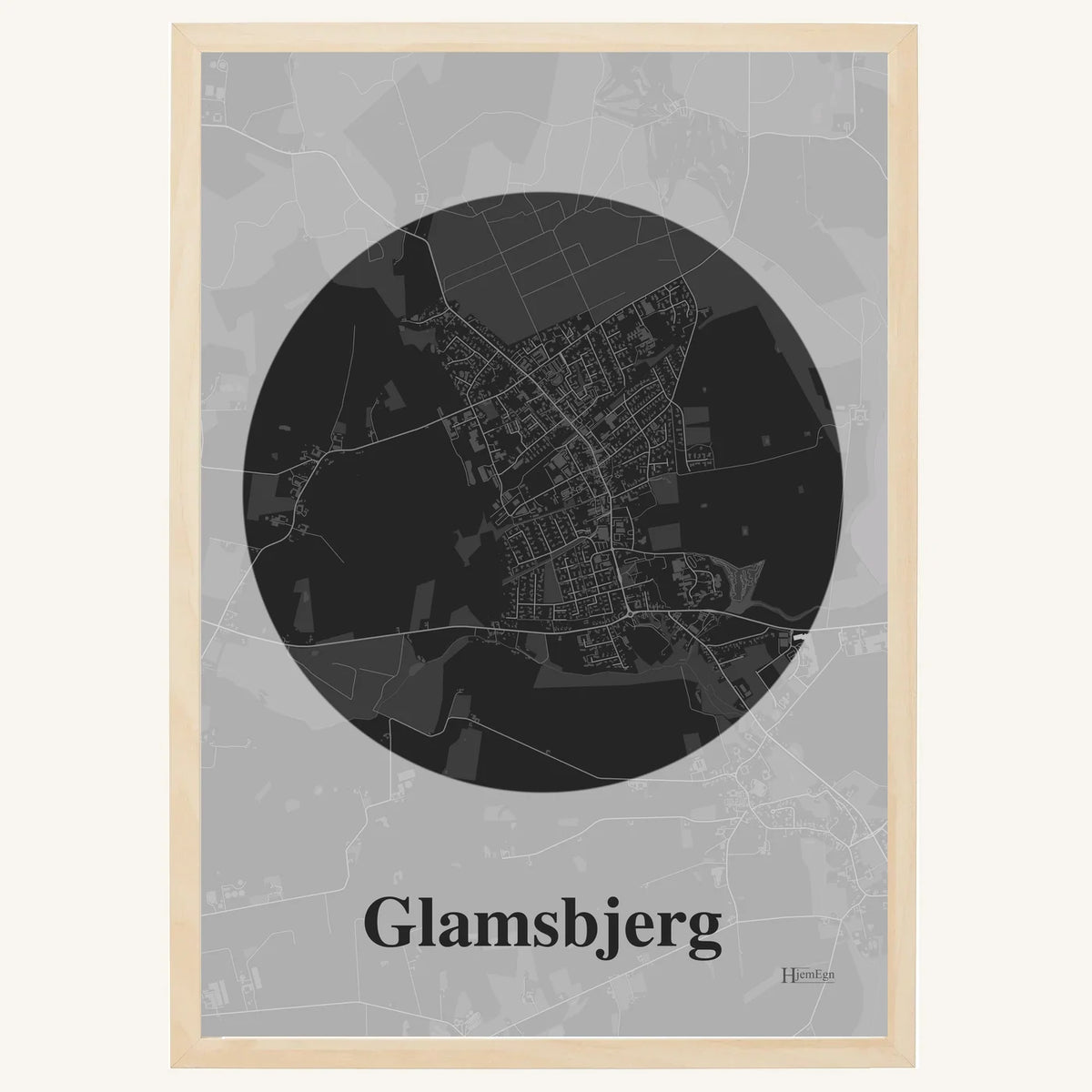Glamsbjerg plakat – Centrum 2026 – Mørk grå