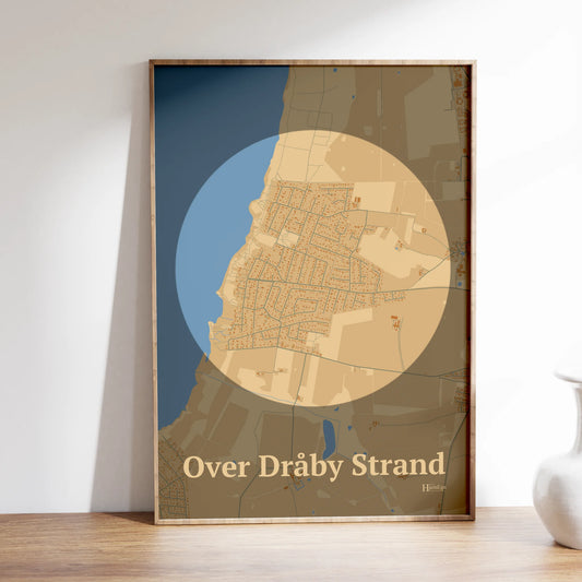 Over Dråby Strand plakat – Centrum 2026
