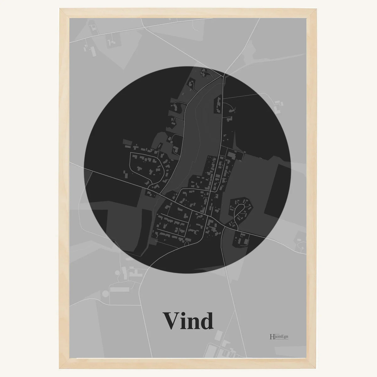 Vind plakat – Centrum 2026 – Mørk grå