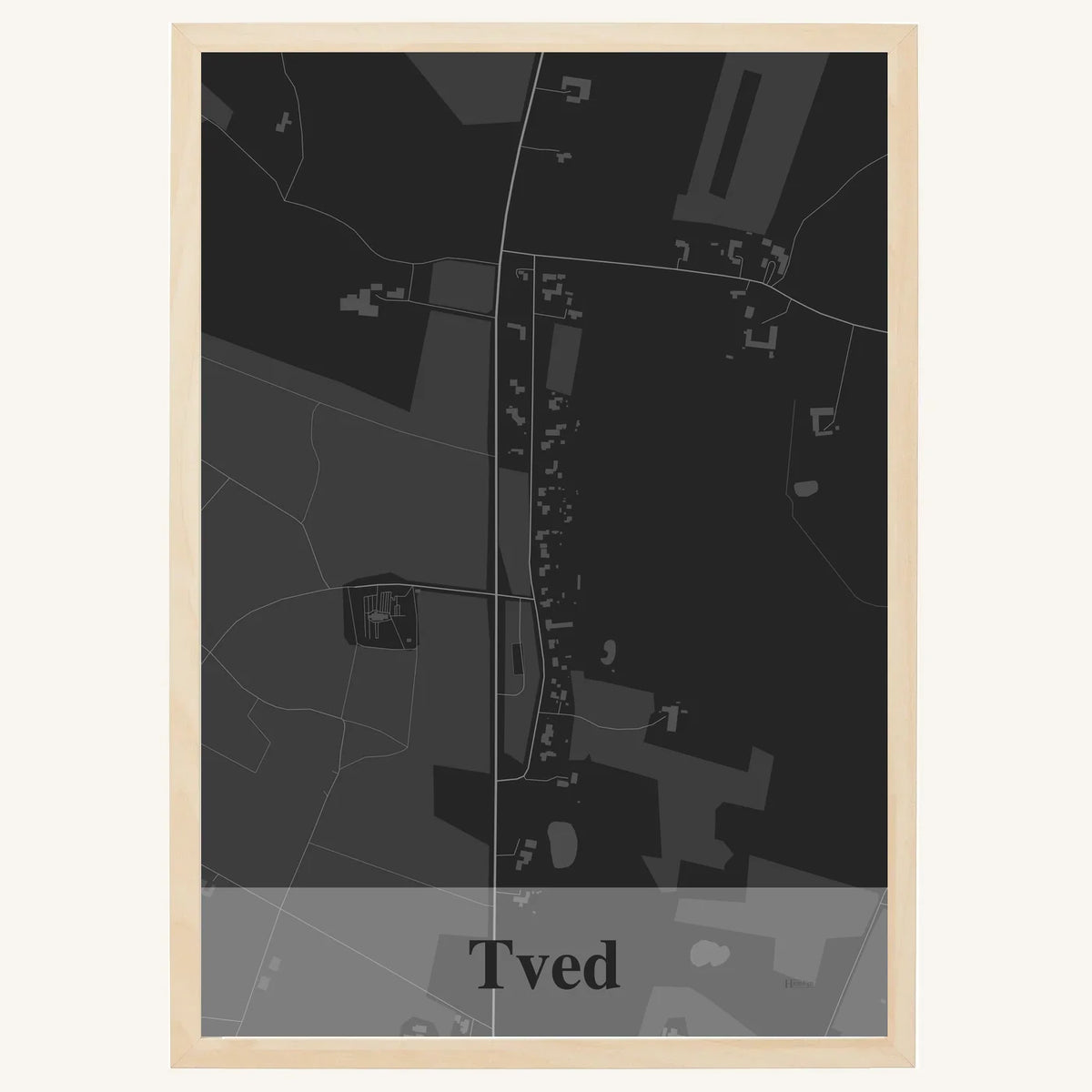 Tved plakat – Firkantet 2026 – Mørk grå