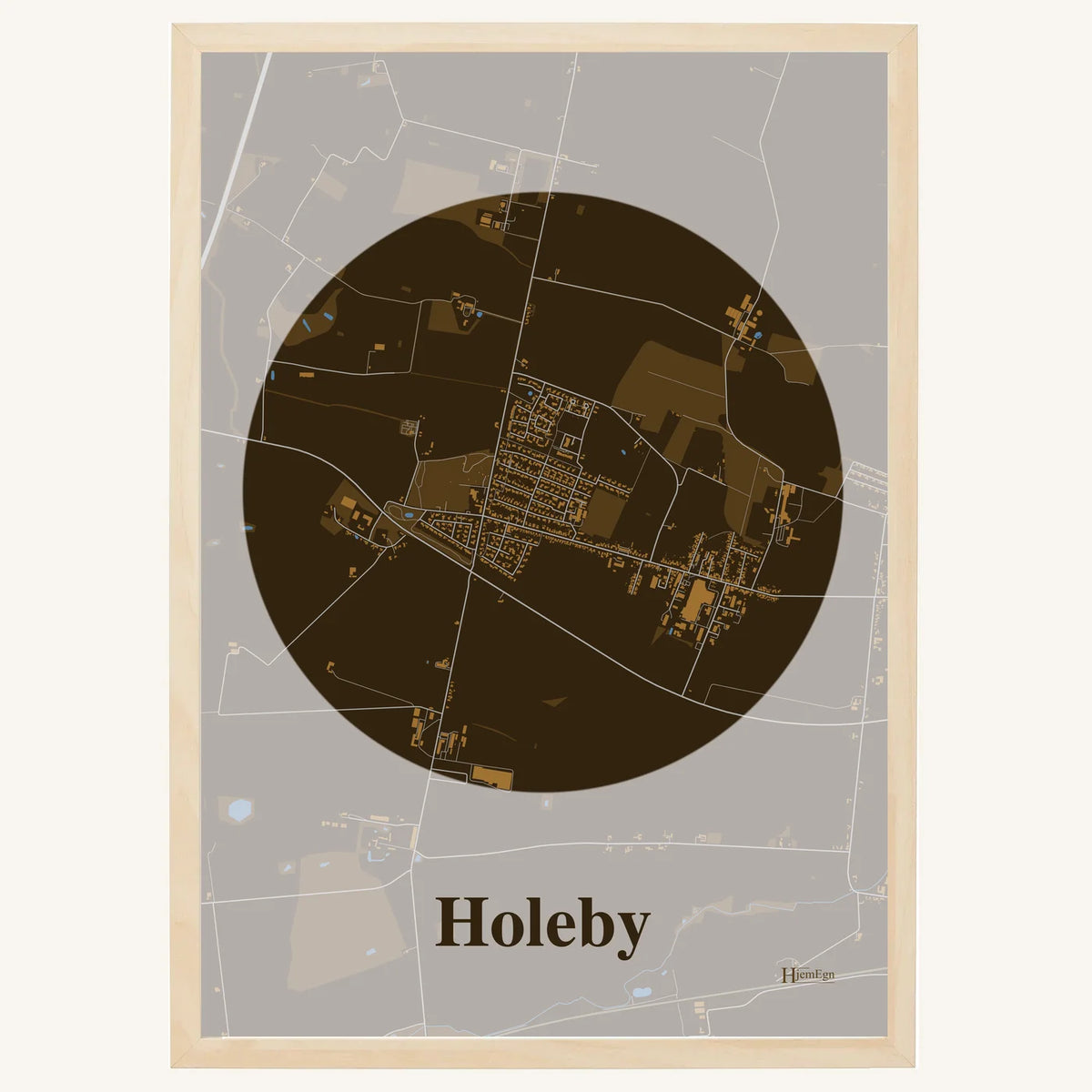 Holeby plakat – Centrum 2026 – Mørk brun