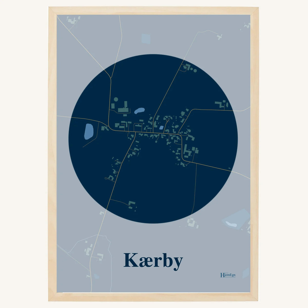 Kærby plakat – Centrum 2026 – Mørk blå