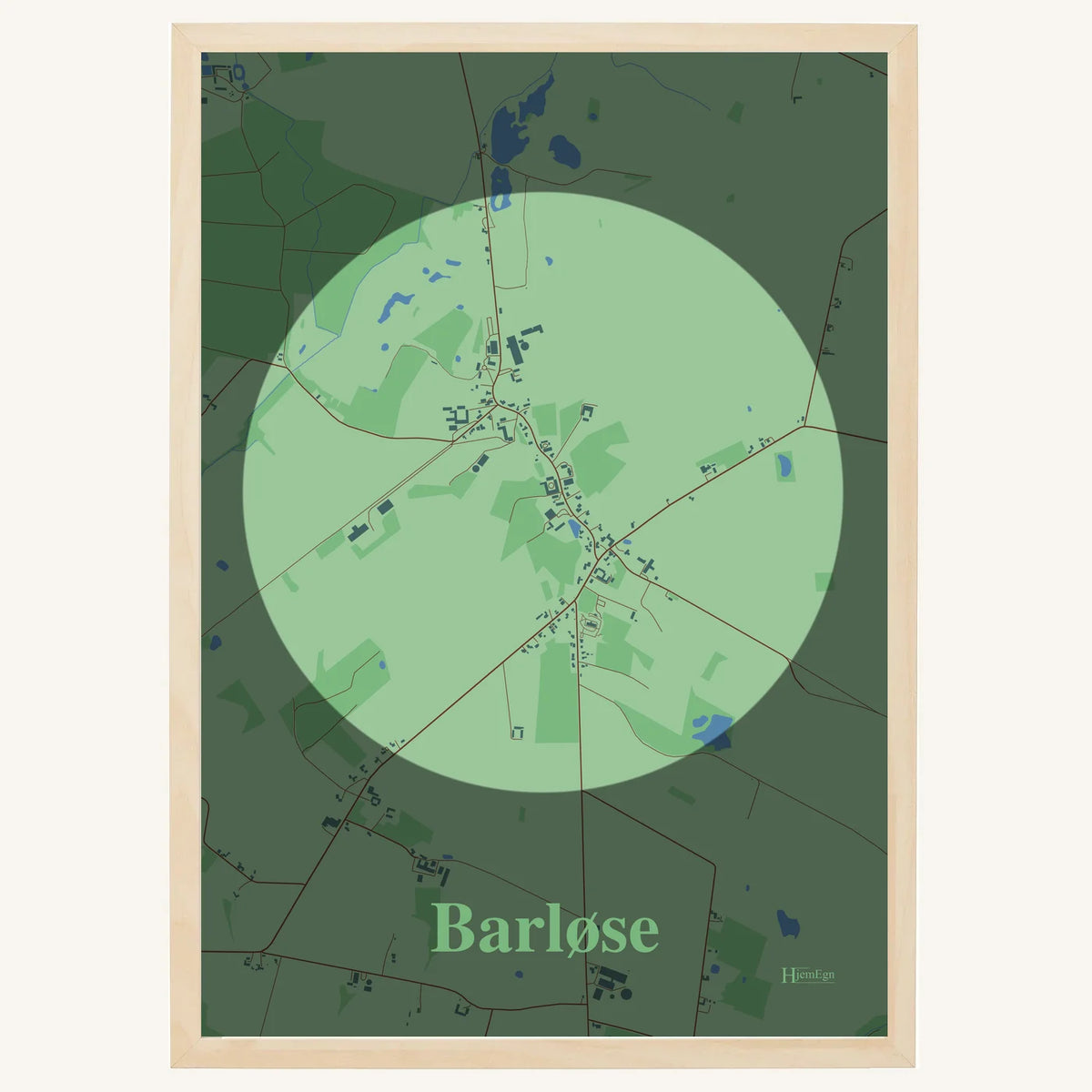 Barløse plakat – Centrum 2026 – Lys pastel grøn