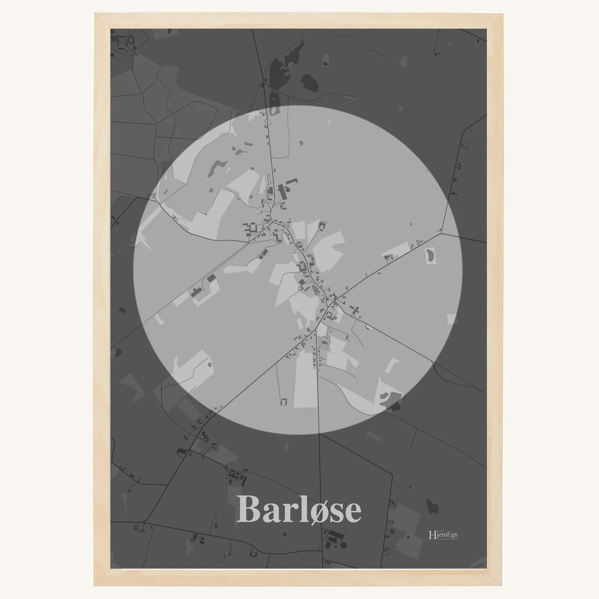 Barløse plakat – Centrum 2026 – Lys pastel grå
