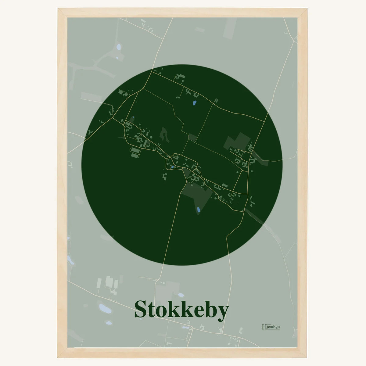Stokkeby plakat – Centrum 2026 – Mørk grøn