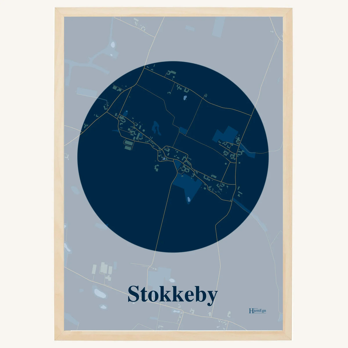 Stokkeby plakat – Centrum 2026 – Mørk blå