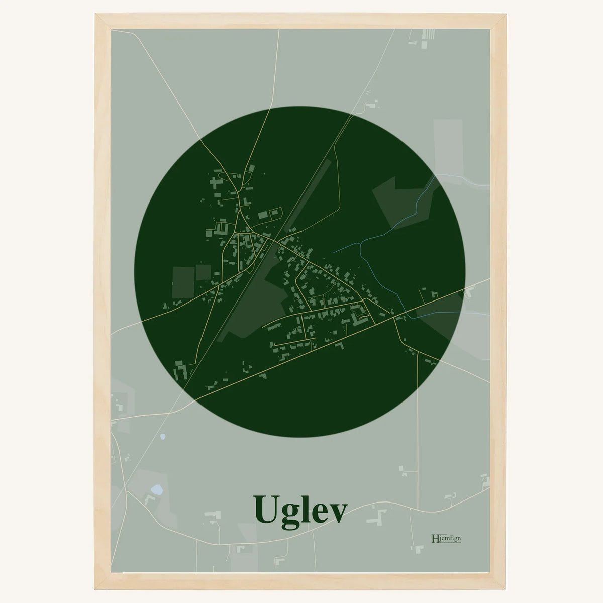 Uglev plakat – Centrum 2026 – Mørk grøn