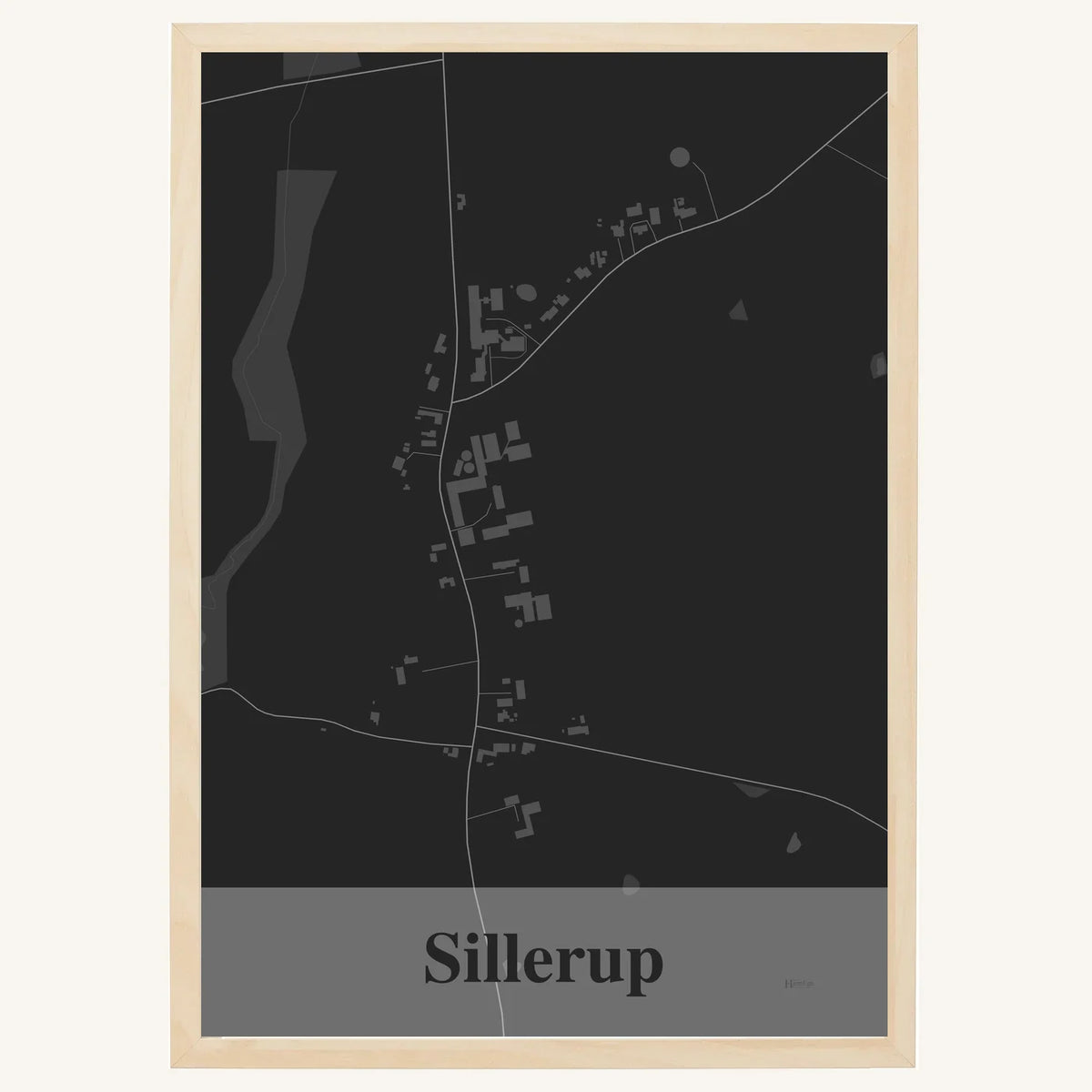 Sillerup plakat – Firkantet 2026 – Mørk grå