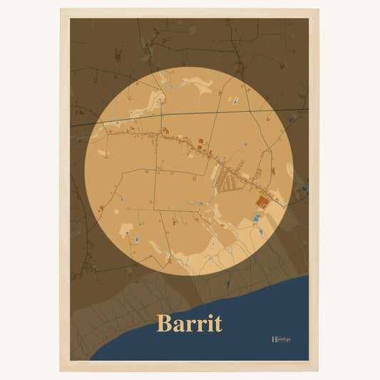Barrit plakat – Centrum 2026 – Lys pastel brun