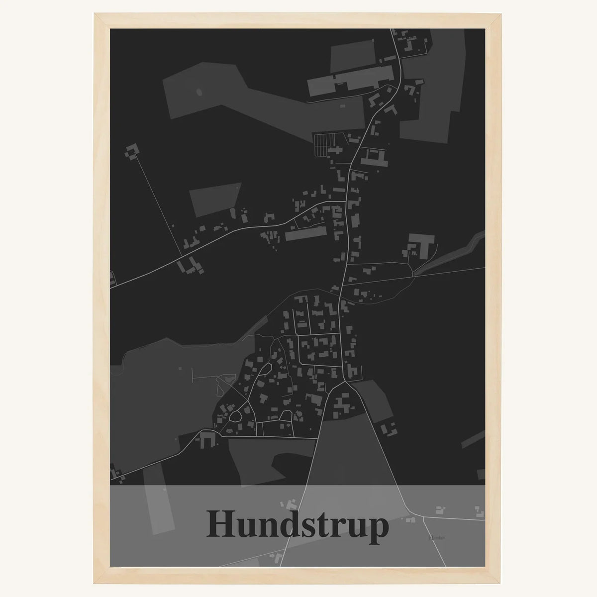 Hundstrup plakat – Firkantet 2026 – Mørk grå