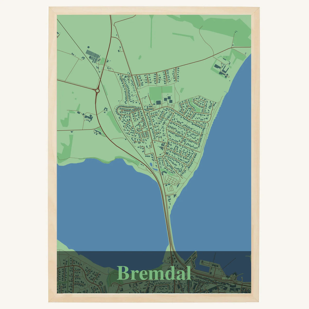 Bremdal plakat – Firkantet 2026 – Lys pastel grøn