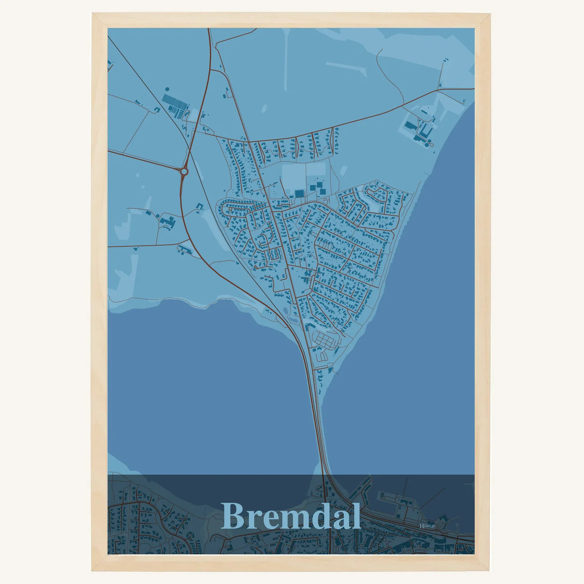 Bremdal plakat – Firkantet 2026 – Lys pastel blå