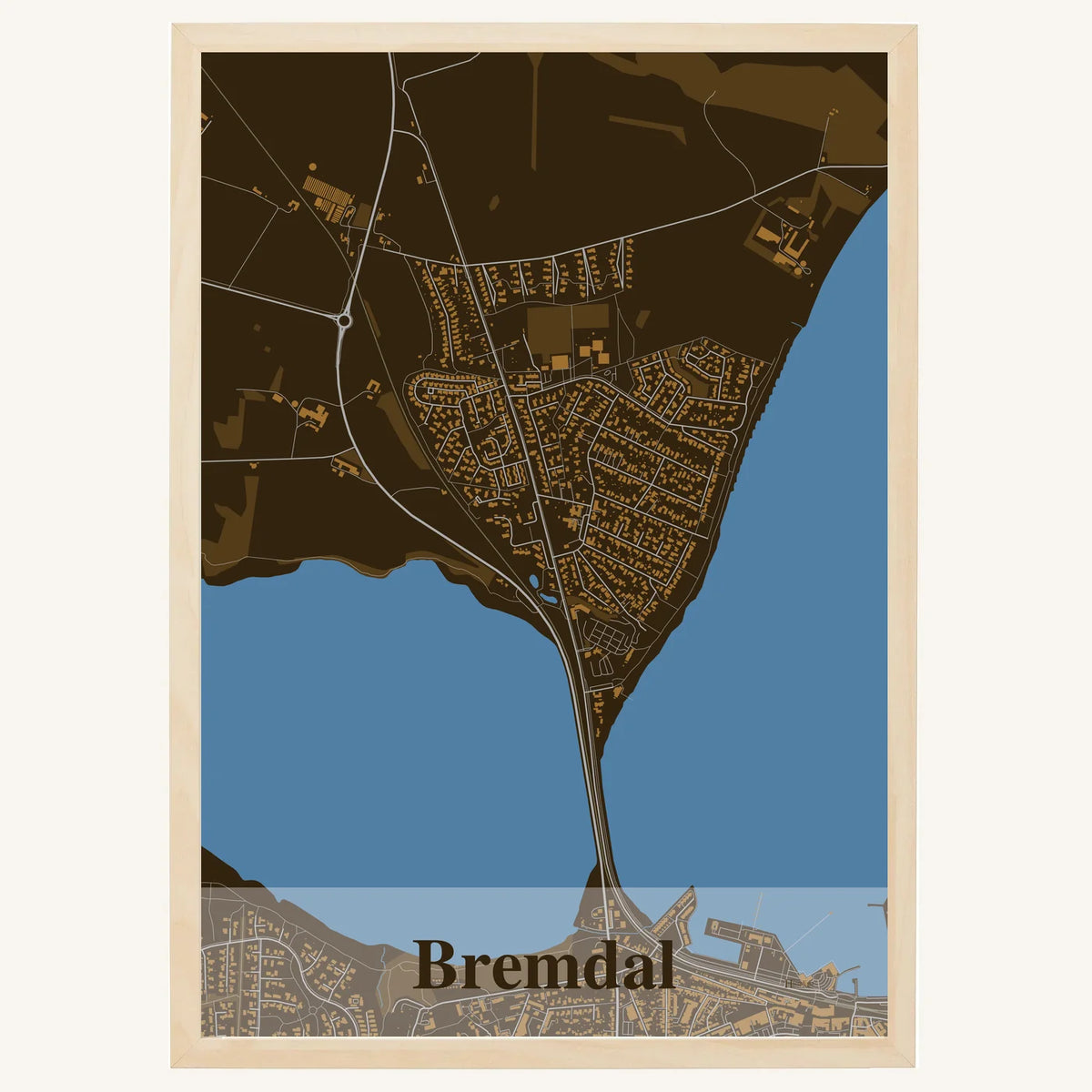 Bremdal plakat – Firkantet 2026 – Mørk brun