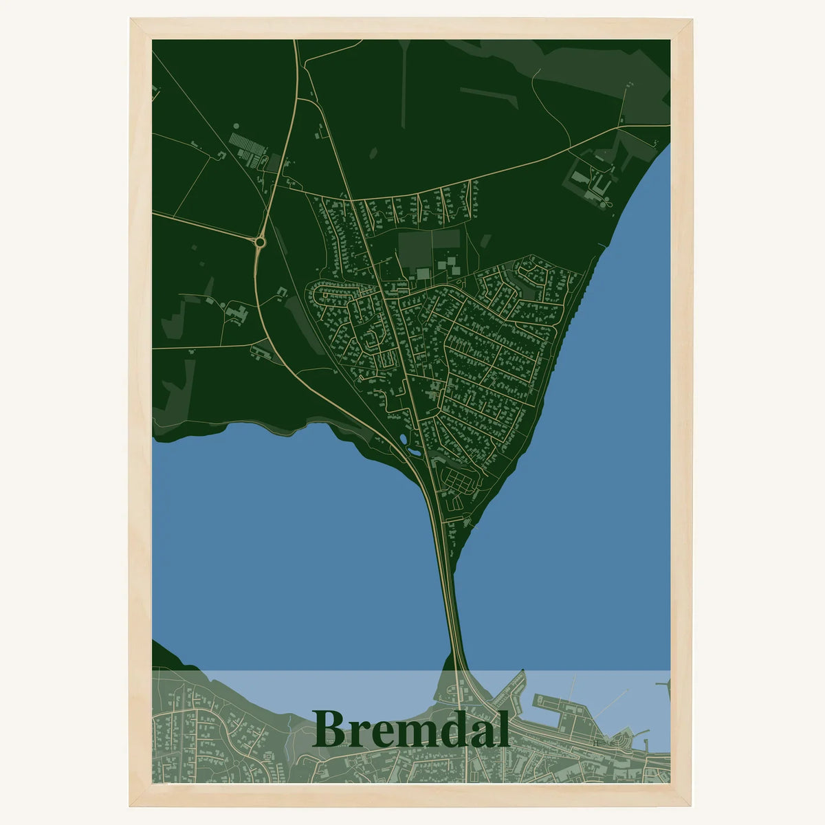 Bremdal plakat – Firkantet 2026 – Mørk grøn