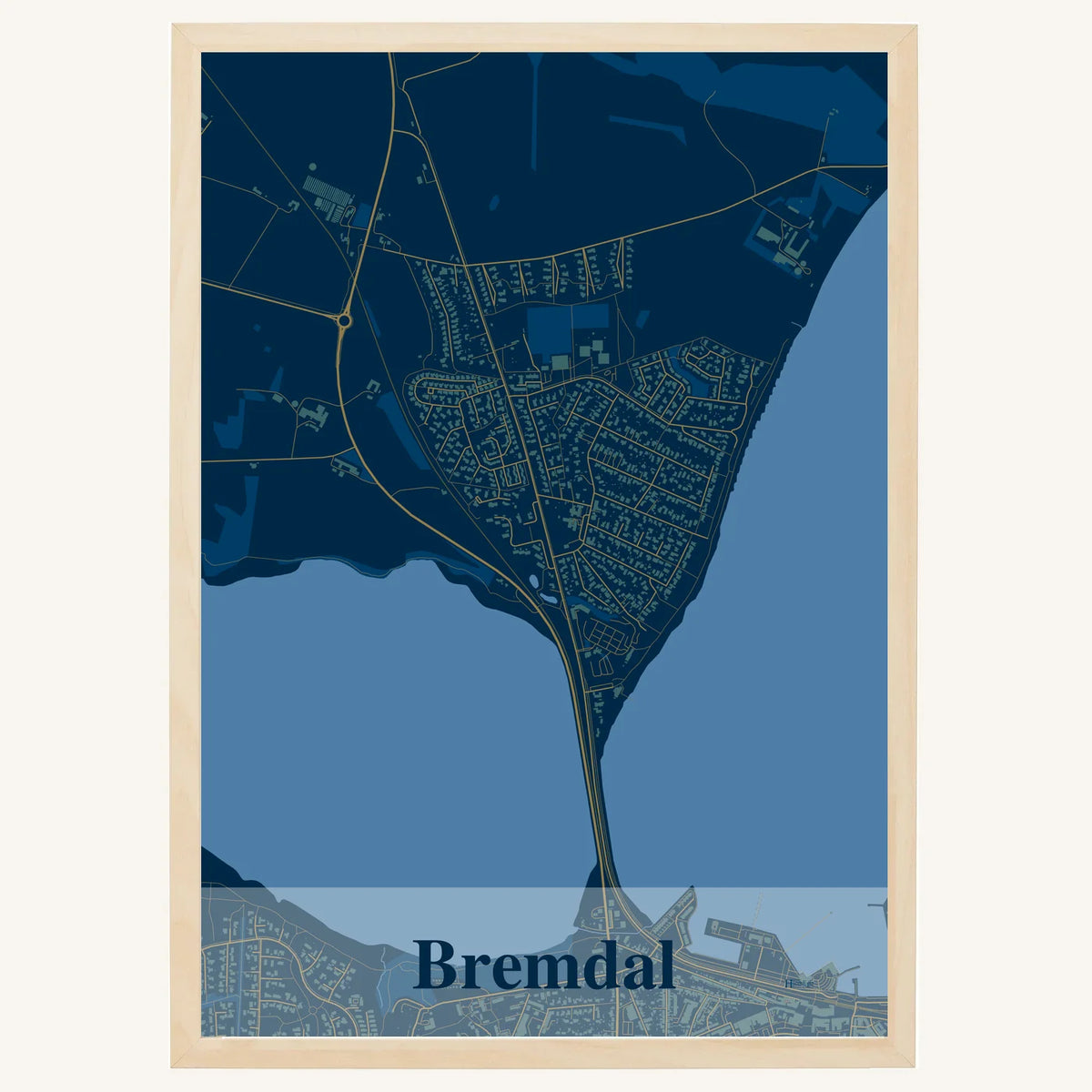 Bremdal plakat – Firkantet 2026 – Mørk blå