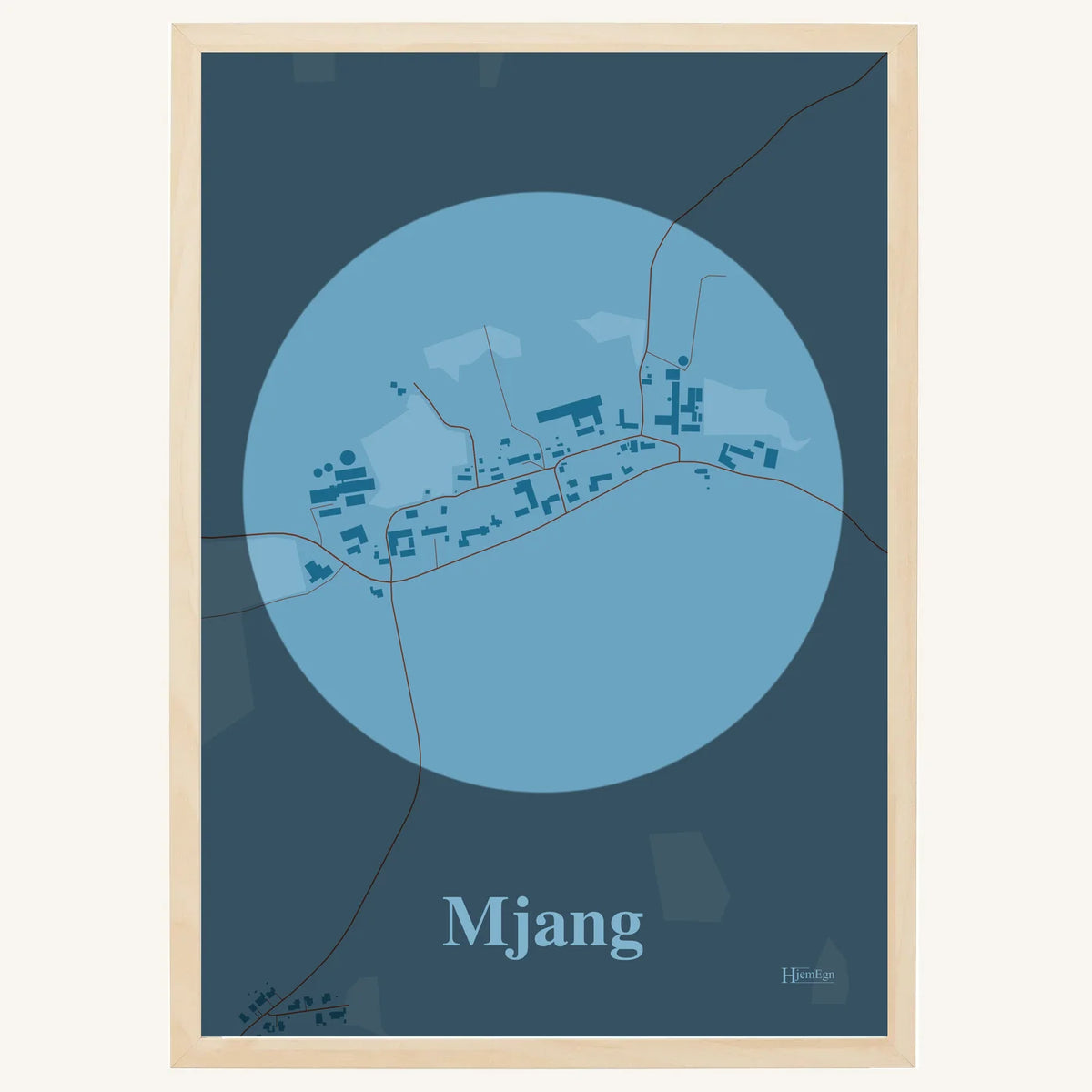 Mjang plakat – Centrum 2026 – Lys pastel blå