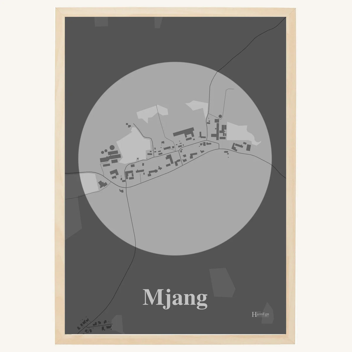 Mjang plakat – Centrum 2026 – Lys pastel grå