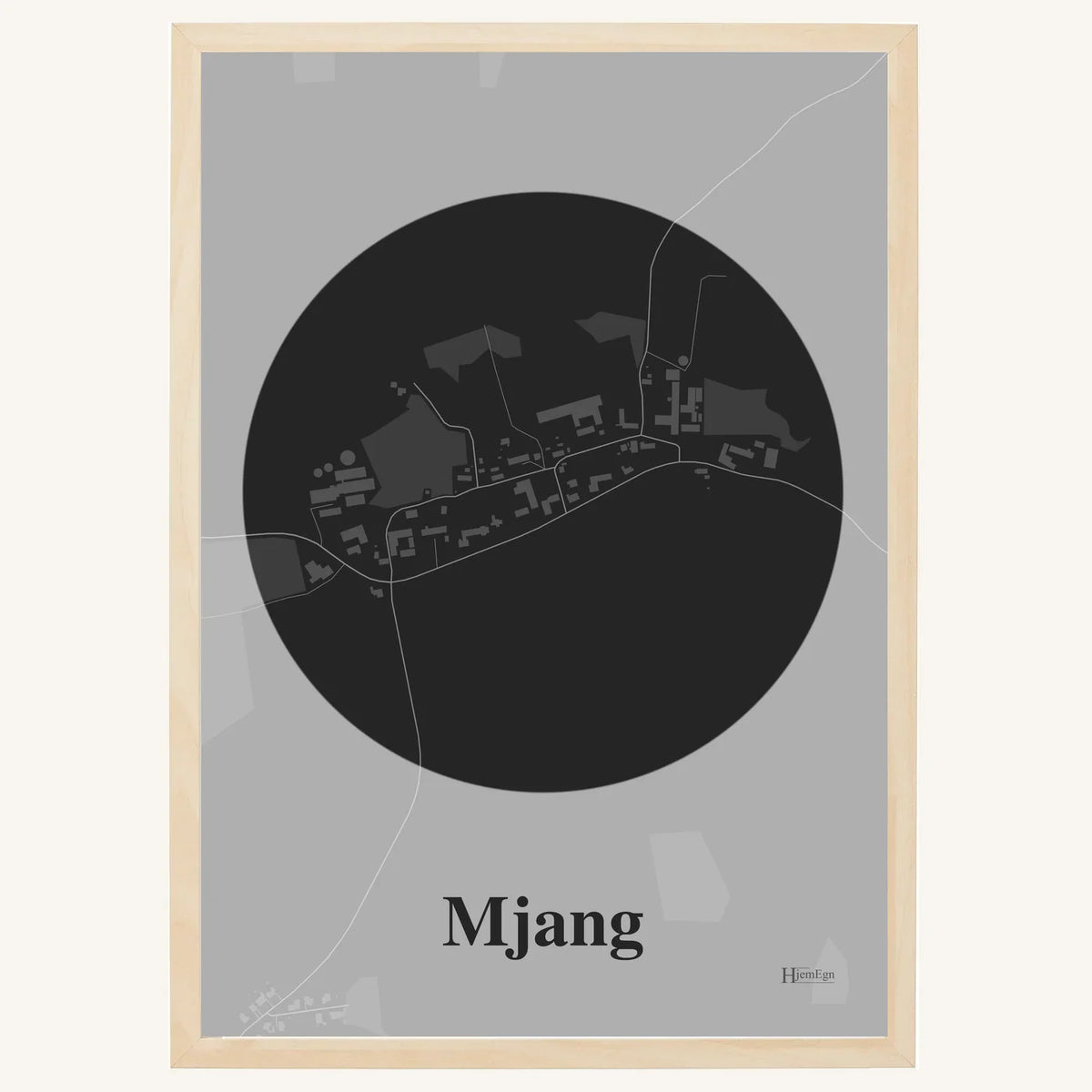 Mjang plakat – Centrum 2026 – Mørk grå