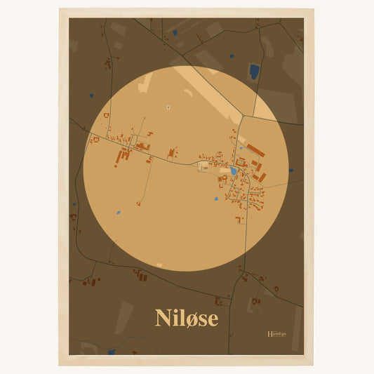 Niløse plakat – Centrum 2026 – Lys pastel brun