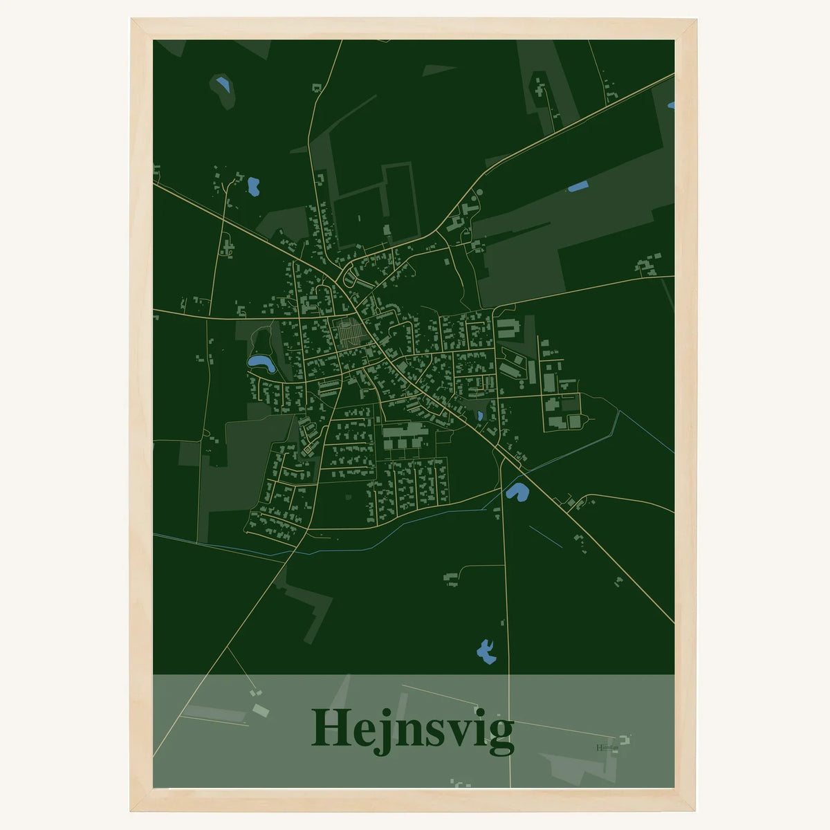 Hejnsvig plakat – Firkantet 2026 – Mørk grøn