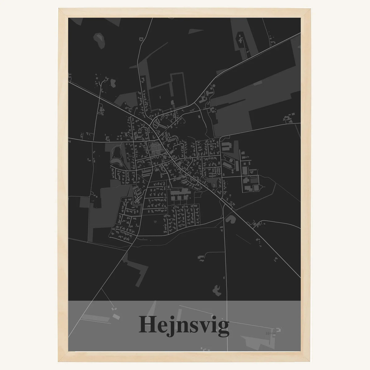 Hejnsvig plakat – Firkantet 2026 – Mørk grå