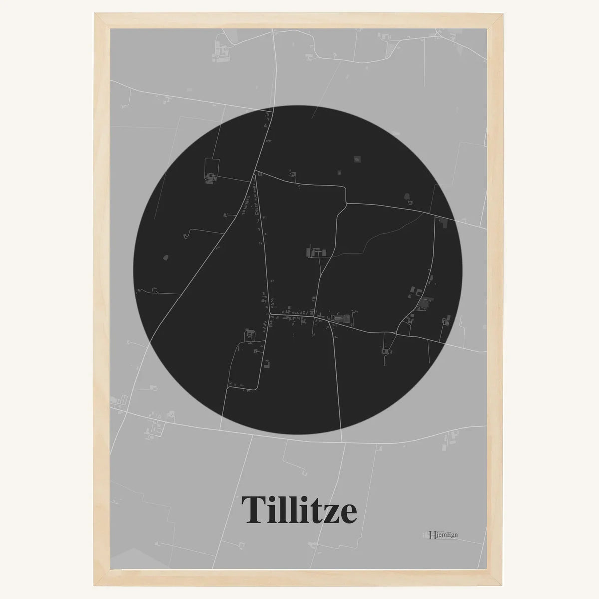 Tillitze plakat – Centrum 2026 – Mørk grå
