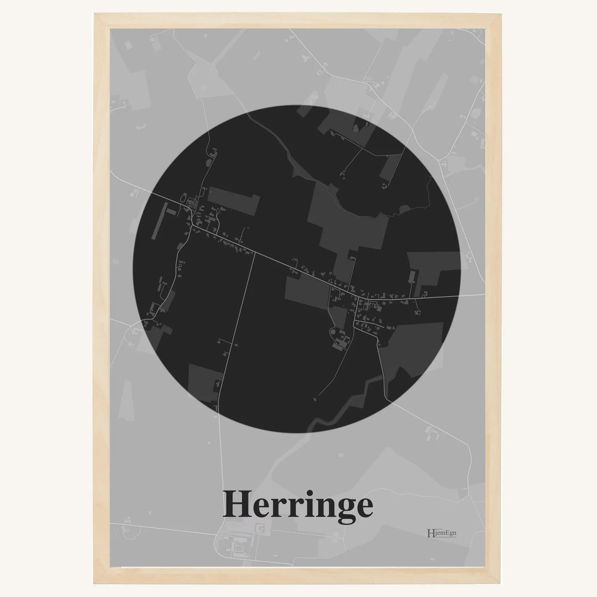 Herringe plakat – Centrum 2026 – Mørk grå