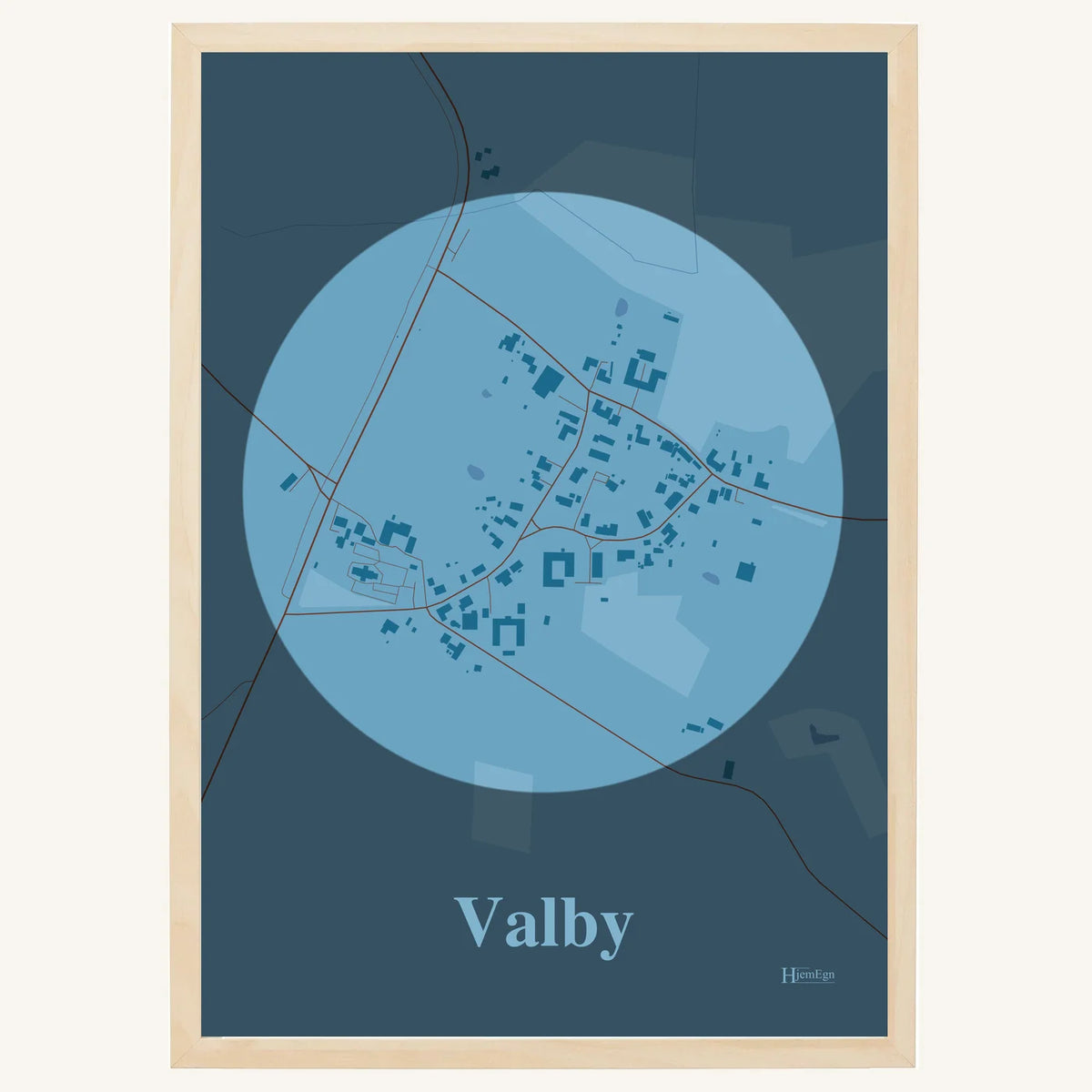 Valby plakat – Centrum 2026 – Lys pastel blå