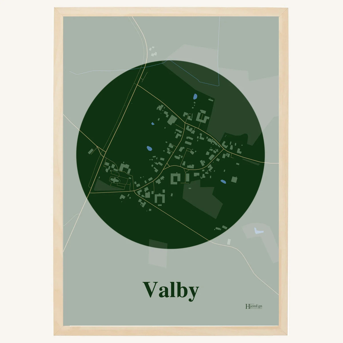 Valby plakat – Centrum 2026 – Mørk grøn