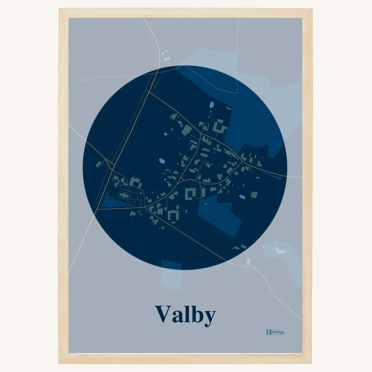 Valby plakat – Centrum 2026 – Mørk blå