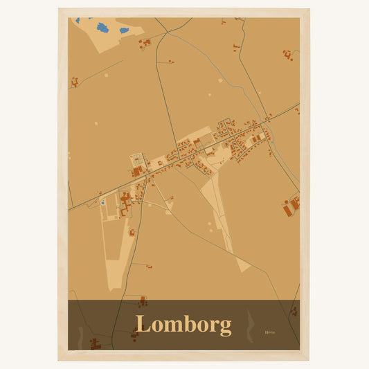 Lomborg plakat – Firkantet 2026 – Lys pastel brun