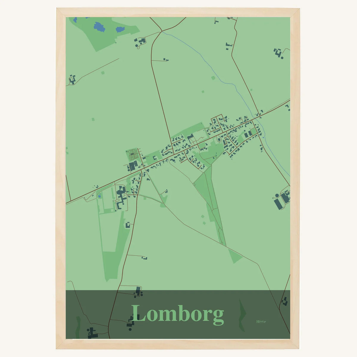 Lomborg plakat – Firkantet 2026 – Lys pastel grøn